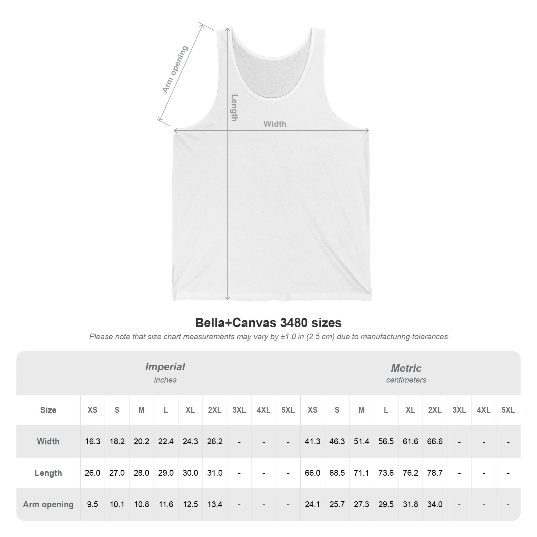 Minimalist Monogram Tank Top — Gothic "MPC" Chest & Back Design