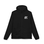 Windbreaker Jacket — White Camo with Gothic 'HPC' Back Logo
