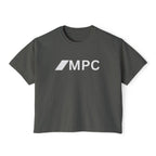 MPC Logo Women's Boxy Tee — Minimalist Graphic Crop T-Shirt
