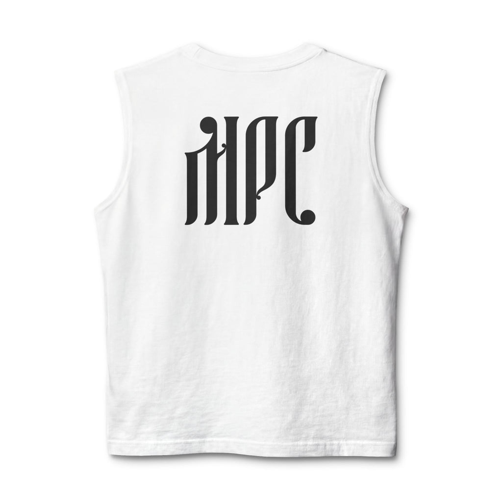 Gothic Monogram Muscle Tank — HPC Logo Sleeveless Shirt