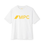 MPC Logo Boxy Tee — Minimalist White Graphic T-Shirt
