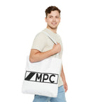 MPC Logo Tote Bag — Minimalist Black & White Music Producer Carryall