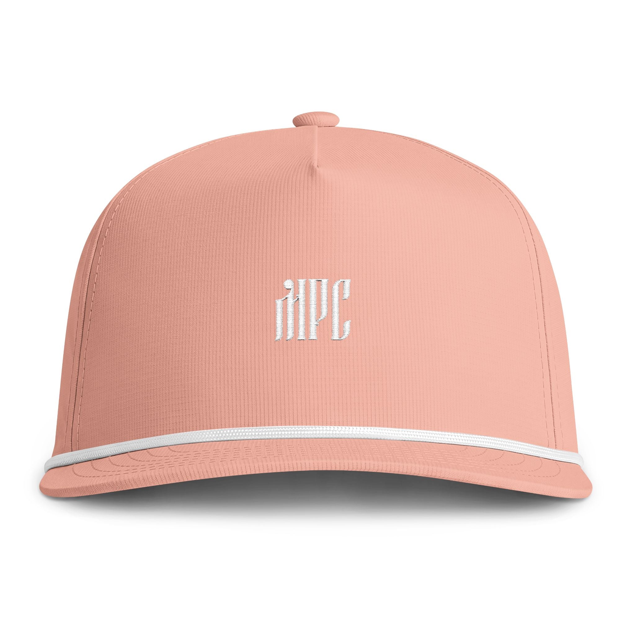 Sunwashed Rope Cap — Vintage Rope-Trim Baseball Hat with Embroidered Monogram