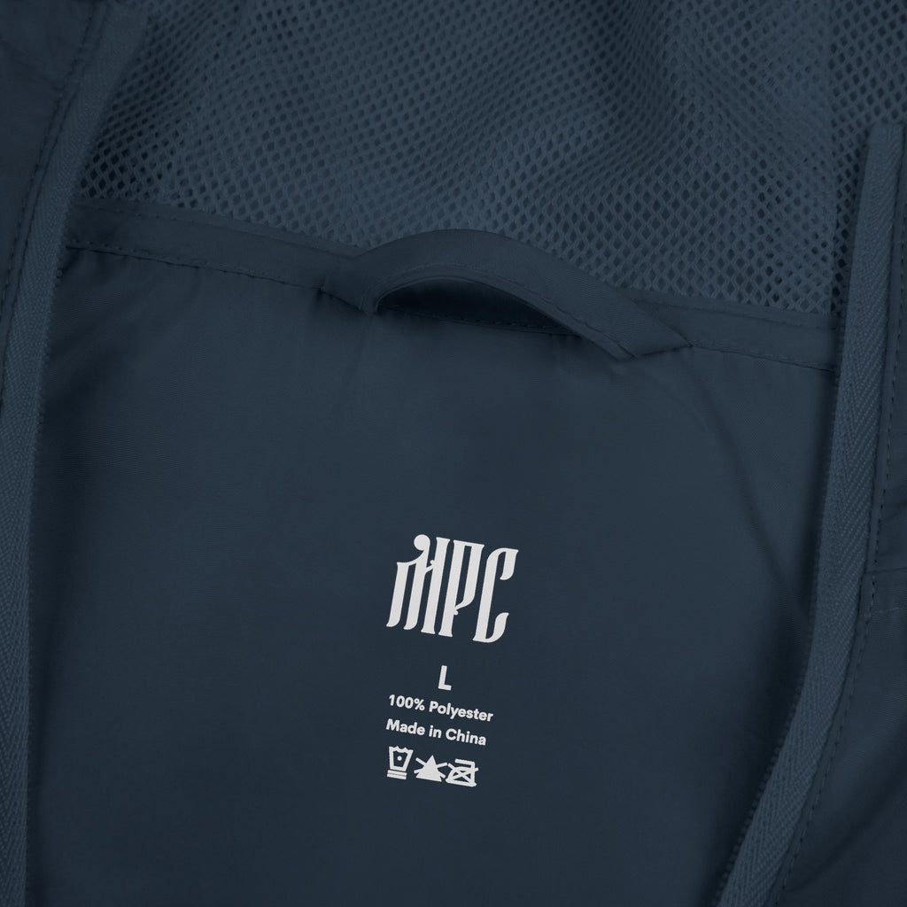 Windbreaker Jacket — White Camo Gothic "MPC" Logo