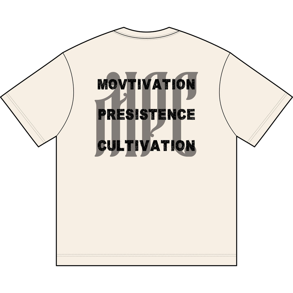 Motivation Persistence Cultivation Box Tee — Men’s Graphic T-Shirt