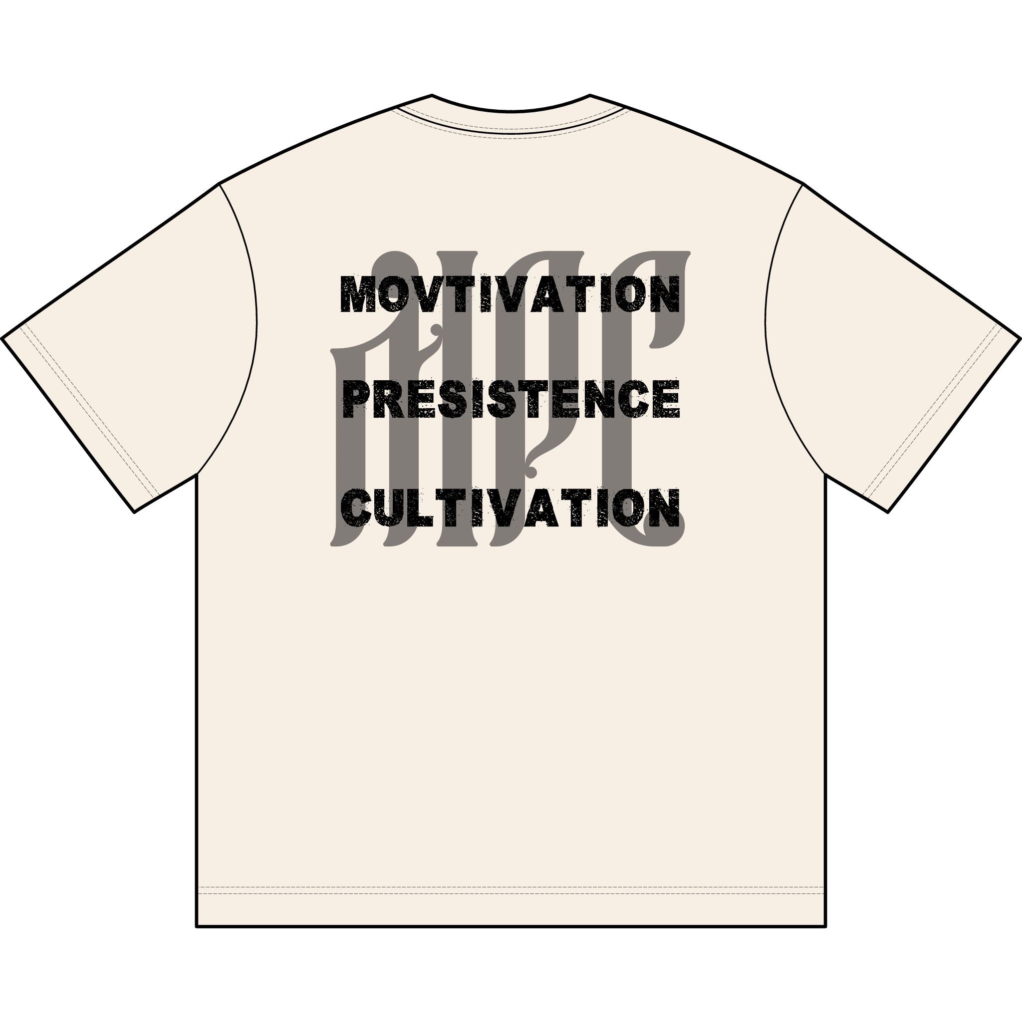Motivation Persistence Cultivation Box Tee — Men’s Graphic T-Shirt