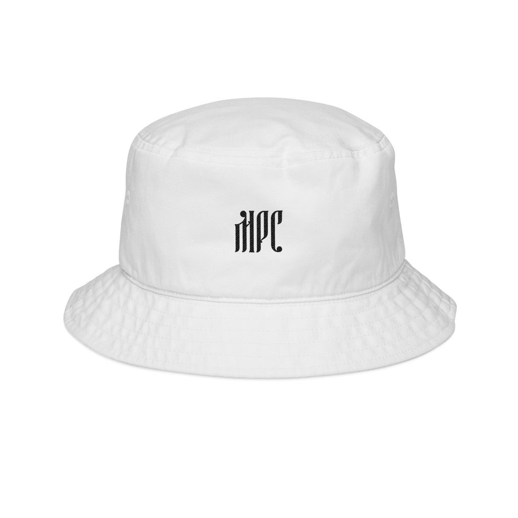 Embroidered Gothic Monogram Bucket Hat — Stylish Unisex Sun Hat with 'NPC' Design