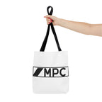 MPC Logo Tote Bag — Minimalist Black & White Music Producer Carryall