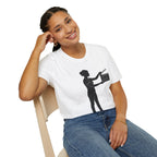 Filmmaker Silhouette T-Shirt — Movie Clapperboard Crew Tee