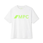 MPC Logo Boxy Tee — Neon Green Minimalist Oversized Shirt