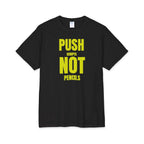 Push Scripts Not Pencils T-Shirt — Programmer Coding Dev Humor Tee