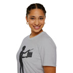 Filmmaker Silhouette T-Shirt — Movie Clapperboard Crew Tee