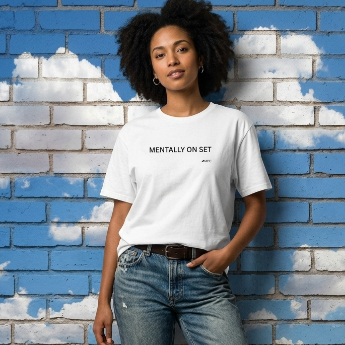 "Mentally On Set" Tee